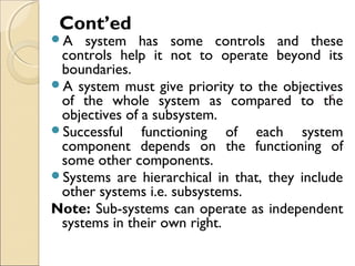 INTRODUCTION TO SYSTEMS AND INFORMATION SYSTEMS IN ORGANIZATIONS | PPT