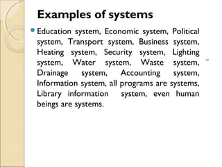 INTRODUCTION TO SYSTEMS AND INFORMATION SYSTEMS IN ORGANIZATIONS | PPT