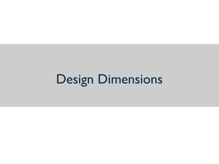 Design Dimensions
 