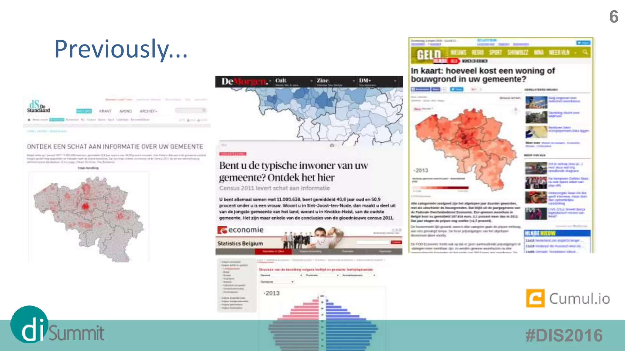 #DIS2016
6
Previously...
 