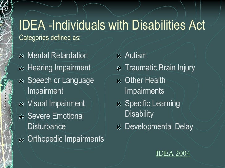 Disabilities