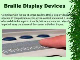 Disabilities and using of digital technology | PPT