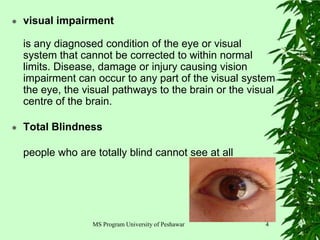 Visual Damage Disabilities and using of digital technology | PPT