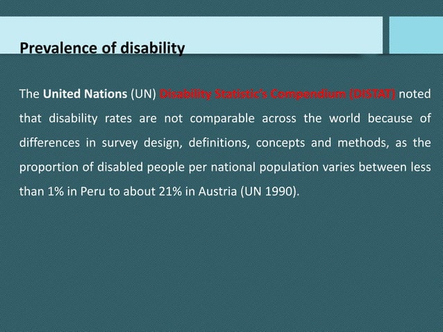 Disability and impairment | PPTX