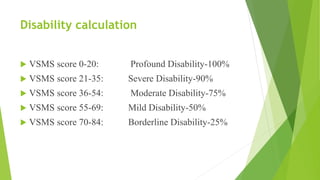 Disability assessment in psychiatric patient | PPTX