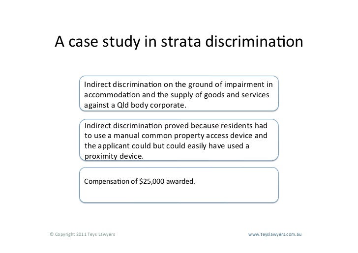 case study disability discrimination