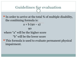 Disability evaluation | PDF