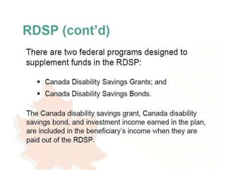 Disability tax credit