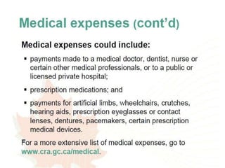 Disability tax credit