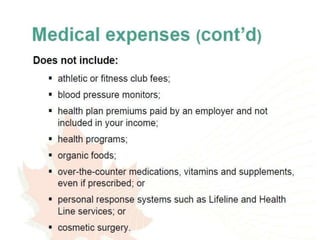 Disability tax credit