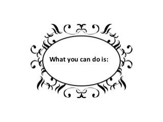 What you can do is:
 