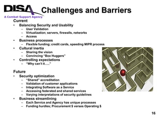 DISA: Cloud Computing And SaaS