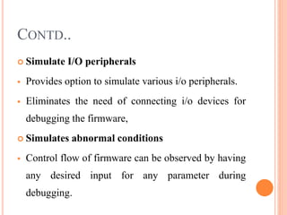 Disassembler and simulators | PPTX