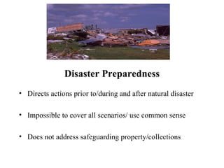 Disaster Preparedness ,[object Object],[object Object],[object Object]