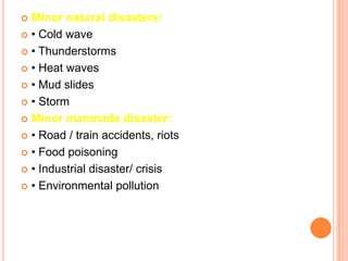Disaster and Management | PPTX