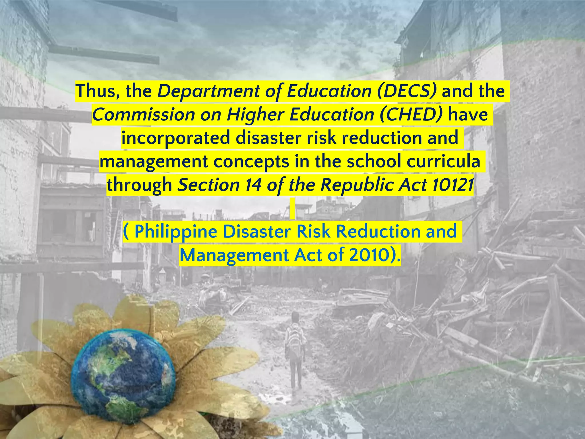 Disaster Preparedness Orientation For Shs Edited Version Pptx