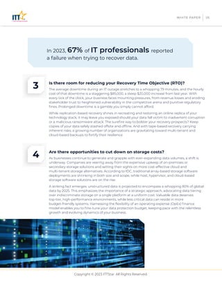 Top Five Reasons for a Backup and Recovery Plan Reassessment | PDF