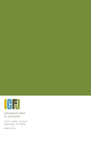 1616 H Street, 3rd Floor
Washington, DC 20006
www.icfj.org
 