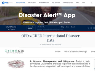 Disaster database | PPTX