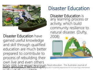 Disaster education game | PPTX