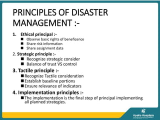 Disaster Policy Principles DISASTER MANAGE-WPS Office-1.pptx PREPARED BY NEHA KEWAT | PPTX
