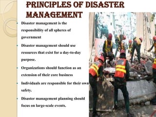 Disaster management