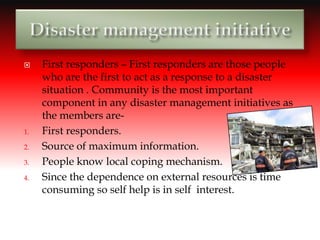 Disaster management