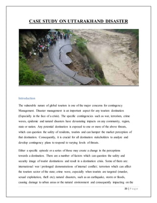 case study disaster management project pdf
