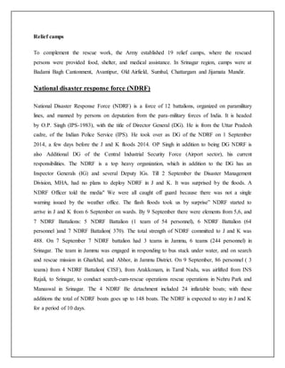 Disaster management | DOCX