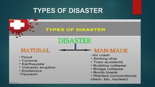 TYPES OF DISASTER
 