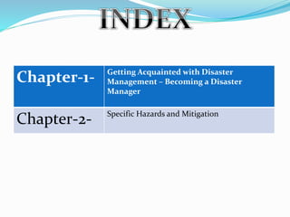 Disaster management | PPTX