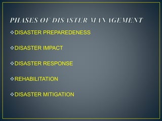 Disaster management | PPTX