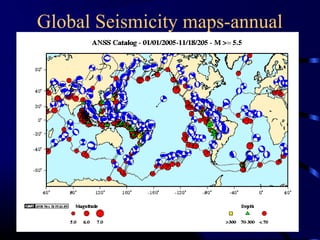Global Seismicity maps-annual
 