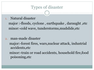 Disaster management | PPTX