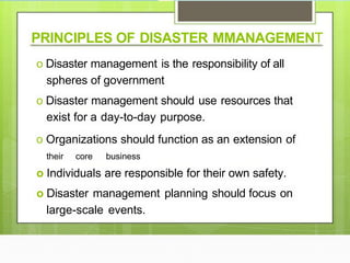 Disaster management and its effect - preparedness | PPTX