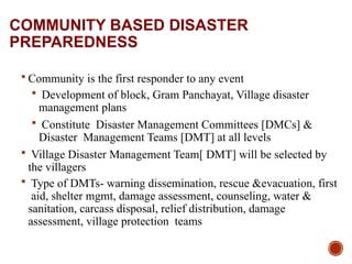 DISASTER MANAGEMENT framework & disasters in INdia | PPTX