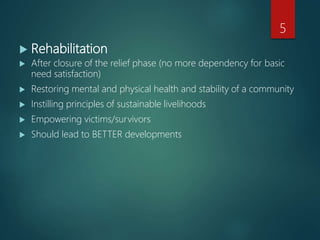 Disaster management ppt | PPTX