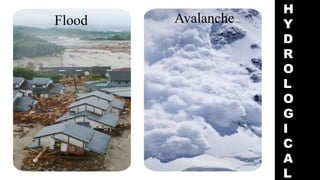 Flood Avalanche
H
Y
D
R
O
L
O
G
I
C
A
L
 