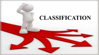 CLASSIFICATION
 