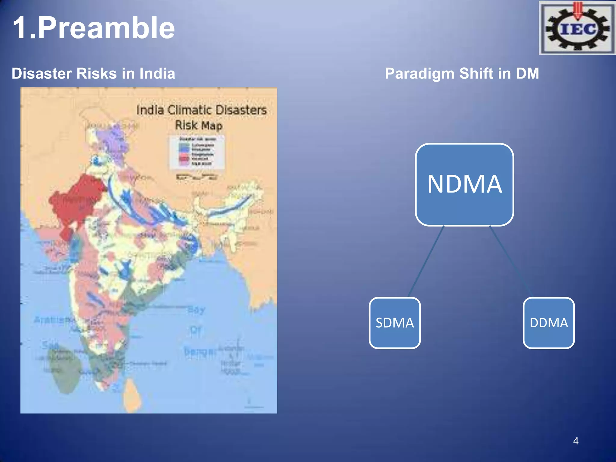 NATIONAL DISASTER MANAGEMENT POLICY 2009 PDF visual data 7