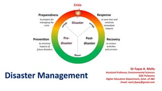 Disaster management cycle | PPT