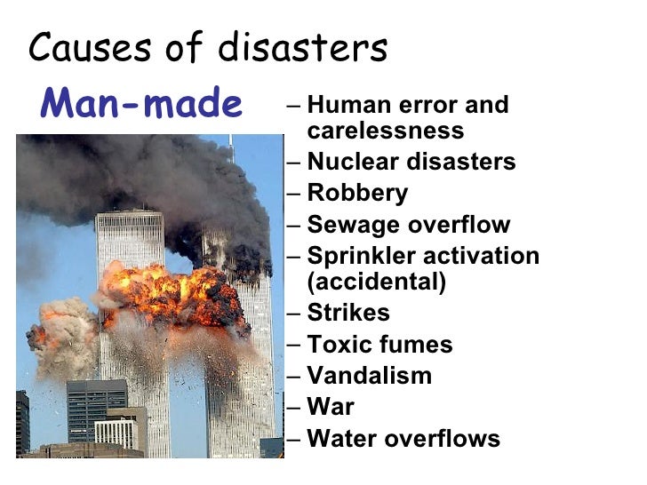 human causing natural hazards