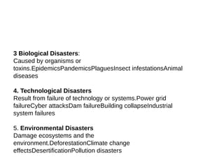 Comprehensive Disaster Management: Strategies, Stages, and Scientific ...