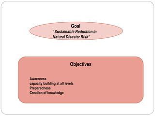 Disaster Risk Reduction Objective Disaster management ppt | PPTX