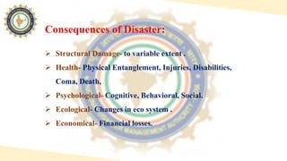  Priority 1- Knowing the Risk.
 Priority 2- Disaster Governance
 Priority 3- Investing in DRR.
 Priority 4- Disaster P...