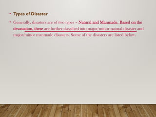 Comprehensive Disaster Management: Concepts, Types, and Technology ...