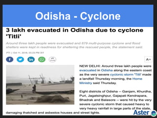 Odisha - Cyclone
 