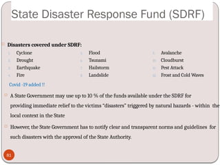 Sdrf Disaster Management & Risk Assessment ppt | PPTX