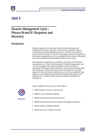 Disaster management version_1.0 | PDF