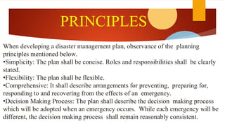 Disaster Policy Principles Disaster management agencies (part 3) | PPT